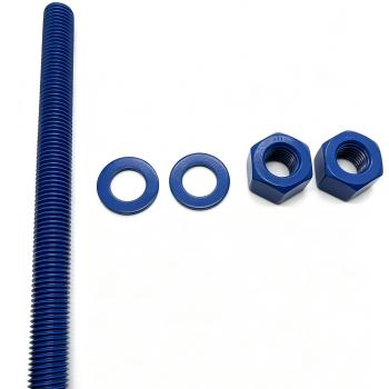How to Avoid Thread Galling for Flange Joints under High-Temperature Corrosion? A193-B7 + 2H Nut PTFE-Coated Fastener Kit