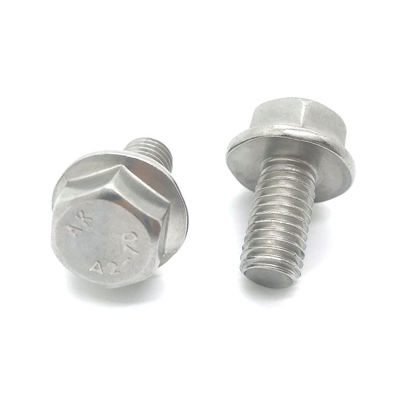 DIN6921 Hexagon Flange Bolts Without Serrated