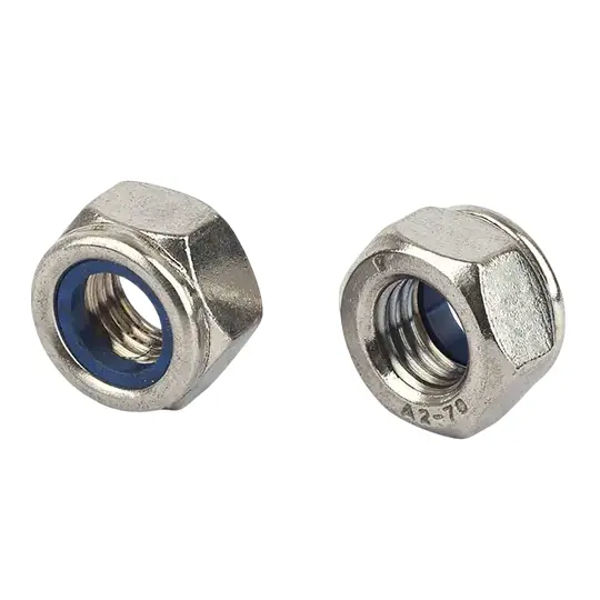 DIN982 Hexagon Thick Nuts with Non-Metallic Insert